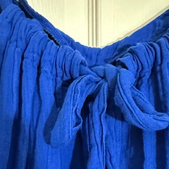 Old Navy Flowy Royal Blue Maxi Dress - Picture 6 of 9